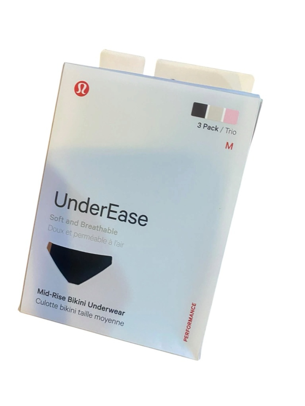 NWT Lululemon underease bikini panty 3pk MULTI Size M - Picture 2 of 4